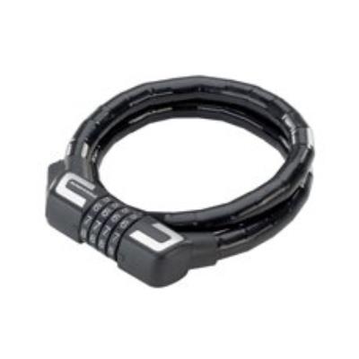 Trelock 0570 Câble Antivol Avec Verrou Blindé À Code P 3, Noir Argent pour 41