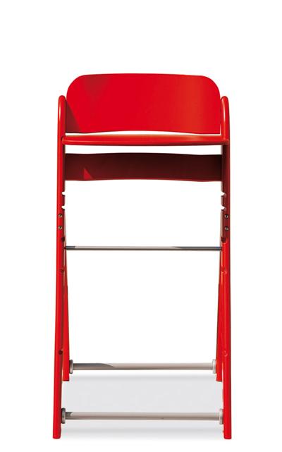 Pali - Chaise Haute Eclettika , coloris rouge pour 167