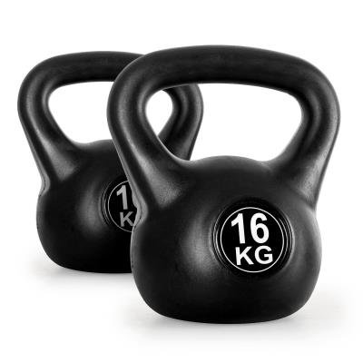 Klarfit Kettlebell Set Poids D´entrainement Haltères 2x16kg pour 90