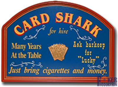 Panneau CARD SHARK LARGE pour 86