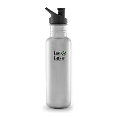 Klean Kanteen Classic Gourde Sports Edelstahlflasche Casquette Argent Argent 0.8 Liter pour 47