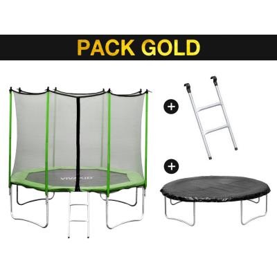 Trampoline Yoopi - Ø 3.05 M - Avec Filet + Échelle + Couverture pour 442