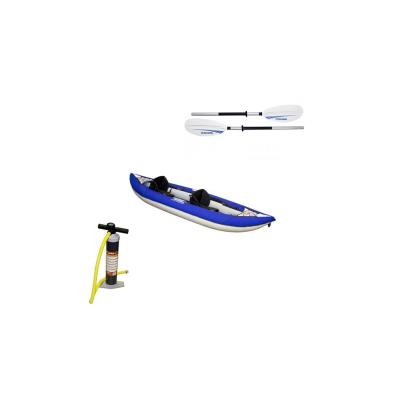 Pack Kayak Gonflable Chinook 2 Places + Pagaie + Gonfleur Aquaglide - Choix Du Pack - 1 Pagaie pour 567