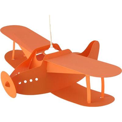 R. et M. Coudert - Suspension Avion biplan orange pour 43