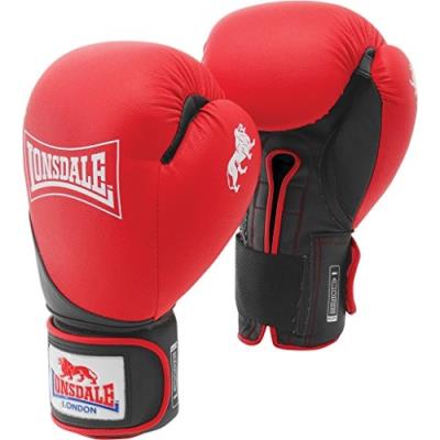 Londsdale Gants De Boxe Rookie Zigon Training Gloves Hook Et Loop-rouge Noir-taille L 40234 Rb14 - pour 64