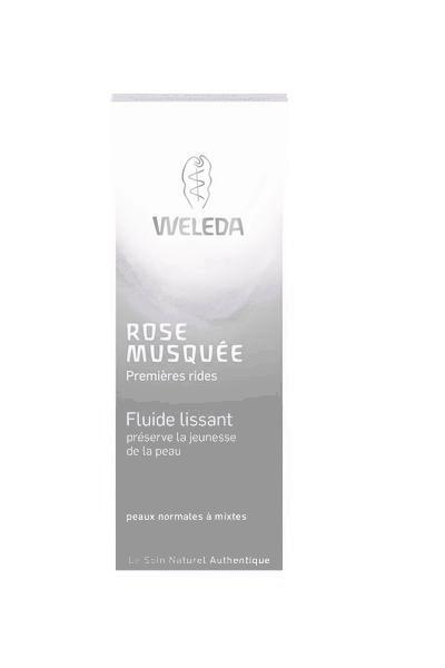 Weleda - Fluide lissant anti-ge  la Rose musque, 30 ml pour 18