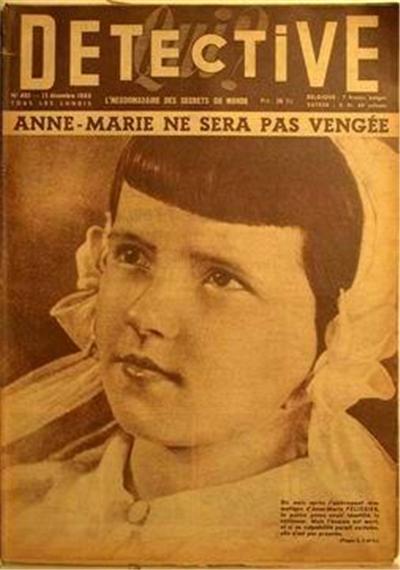 <b>ANNE-MARIE PELISSIER</b> NE SERA PAS VENGEE - Collectif - QUI DETECTIVE n° 493 ... - 1507-1