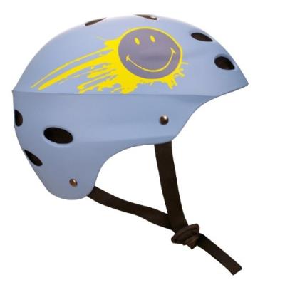 Smiley Street Sunshine Casque Bleu Jaune 58-60 Cm pour 44