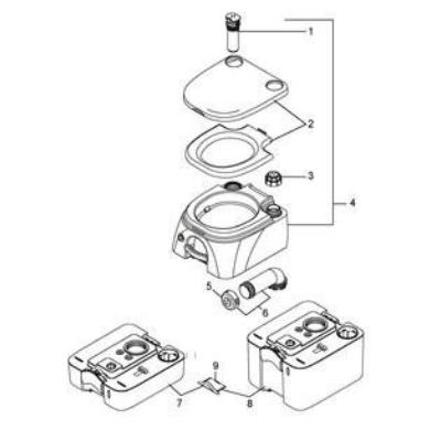 Eurocarry Campingbedarf Abwasserbehälter - 26683 pour 133