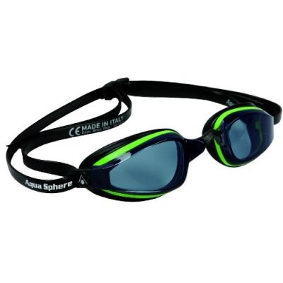 Aqua Sphere K180+ Lunettes De Natation Verres Tintés Vert Noir pour 43