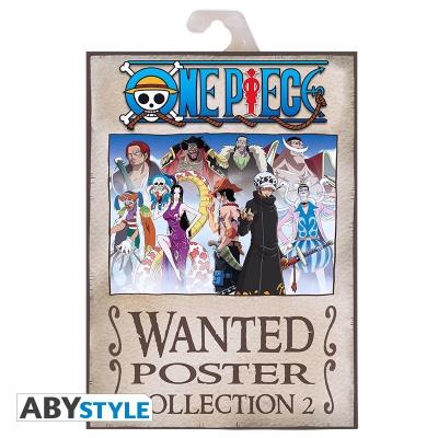 One piece - portfolio 9 posters wanted personnages srie 2 abystyle abydco311 pour 24