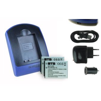 + Chargeur USB EN EL12 pour Nikon Coolpix S9300, S9400, S9500