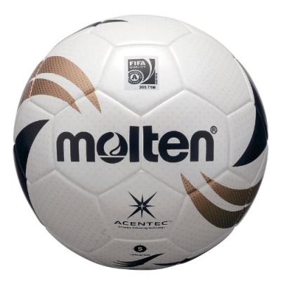 Molten Acentec Ballon De Football Imitation Cuir Par La Fifa-blanc-taille 5 pour 70