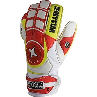 Derbystar Attack Xp9 Gants De Gardien De But Blanc Weiß Rot Gelb 1 pour 41