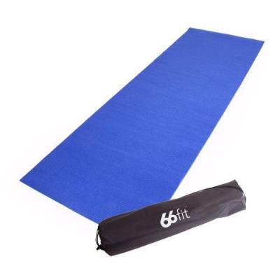 66fit Yoga Mat Plus With Bag - Blue, 183 X 61 X 0.6 Cm pour 55