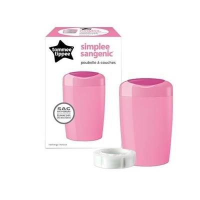 Tommee tippee sangenic bac a couches simplee rose pour 17