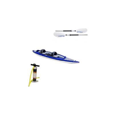 Pack Kayak Gonflable Columbia 2 Places + Pagaie + Gonfleur Aquaglide - Choix Du Pack - 1 Pagaie pour 947