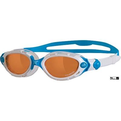 Zoggs Lunettes De Natation Predator Flex Ultra Polarisées Pour Femme Bleu Blau - Copper Blue White Taille Unique pour 50