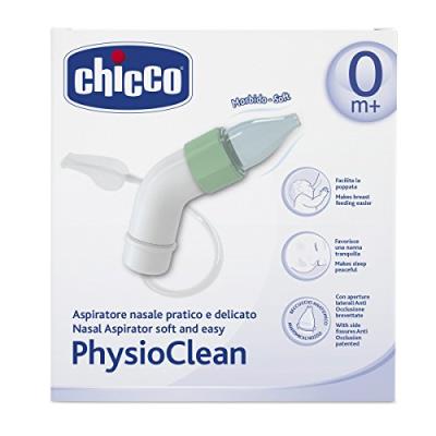 CHICCO - 4904000000 - ASPIRATEUR NASAL SOFT AND EASY PHYSIOCLEAN - 0 MOIS + pour 12