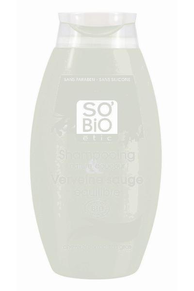 SoBio Etic - Shampooing Verveine Sauge, 250 ml pour 31