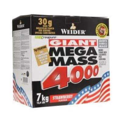 Weider Mega Mass 4000 Fraise 7 Kg Weider Global Nutrition Wn-32625 pour 122