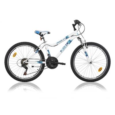 Vtt Garçon Puzzle 24 Blanc/bleu 2016 pour 227