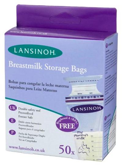 Lansinoh - 50 sacs lait maternel pour 13
