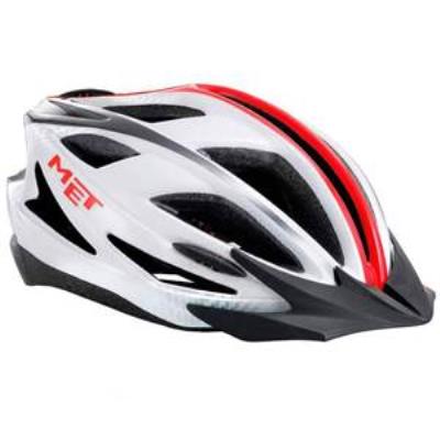 Casque Met Pilgrim Blanc Rouge - Taille Du Casque: L pour 40