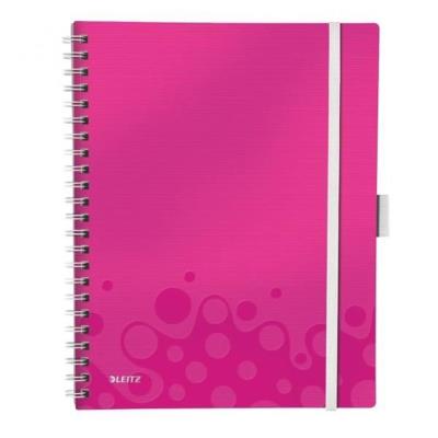 Leitz cahier be mobile a4 lign wow rose pour 16