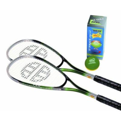 Unsquashable 2 Player Kit De Squash Avec 2 Raquettes Et Une Boîte De 3 Balles Pour Adultes pour 76