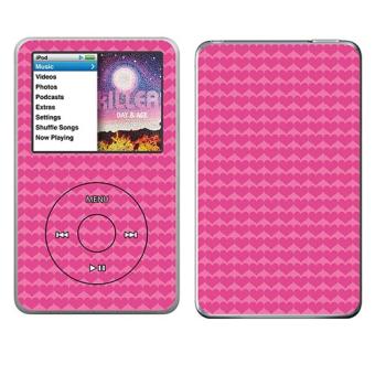 SKIN STICKERS POUR APPLE IPOD CLASSIC (STICKER : PINK HEARTS) Achat