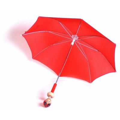 Parapluie en bois et mtal coccinelle pour enfant Coralie pour 30