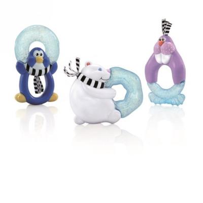 Nuby - figures de dentition refrigerant avec ice gel ours morse pingouin pour 13