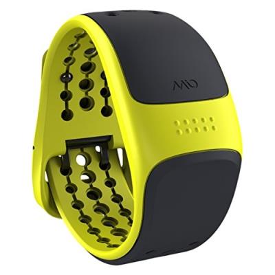 Mio Link Electric Bracelet Cardiofréquencemètre Jaune Noir Taille L pour 134