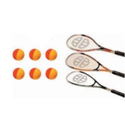 Unsquashable Start Sport 202251 Ensemble Mini Squash Mur De Rebond + 3 Raquettes pour 137