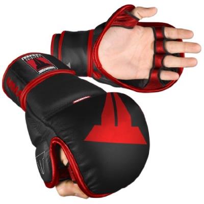 Throwdown 12-0097 Gants De Combat Libre Uni Mma Elite Noir Rouge Taille M pour 69