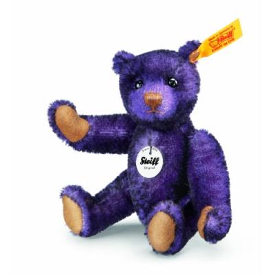 Steiff - 040276 - peluche - ours teddy classique - aubergine chin pour 70