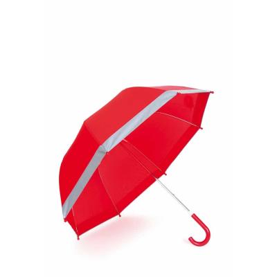 Parapluie rouge avec bandes rflectrices pour enfant Marilyne pour 25