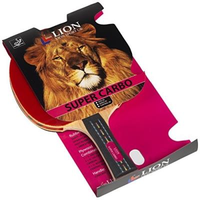 Lion Super Carbo Raquette De Tennis De Table Rouge pour 63