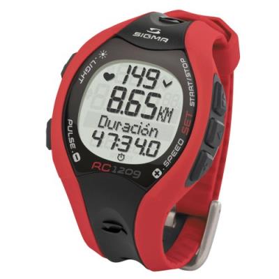 Sigma Sport Rc 1209 25101 Cardiofréquencemètre Rouge pour 92