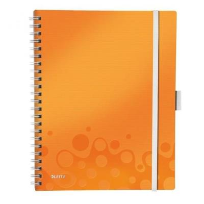 Leitz cahier be mobile a4 lign wow orange pour 15