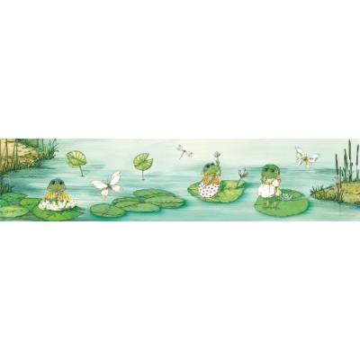 wandpiraten papier peint mural pour enfants motif grenouilles 200 x 46,5 cm pour 38