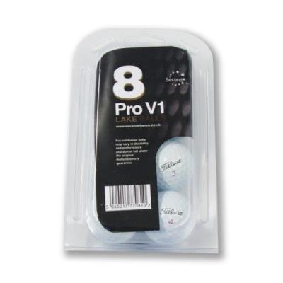 Second Chance Premium Titleist Pro V1 - 8 Balles De Golf Recyclées De Catégorie A pour 39
