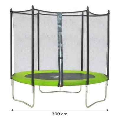 Kangui Trampoline Twin 300 Vert Avec Filet pour 175