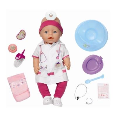 Baby Born Interactif - Coffret Docteur - Poupon  Fonctions 43cm & Accessoires pour 92