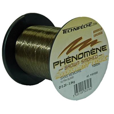 Technipeche Phénomène Nylon Monofilament Smoked Brown 0,25 1000 M pour 67