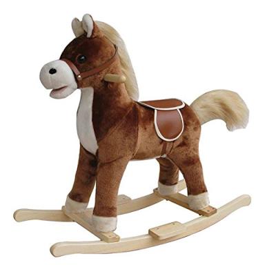 New classic toys - 1140 - cheval  bascule - marron fonc pour 69