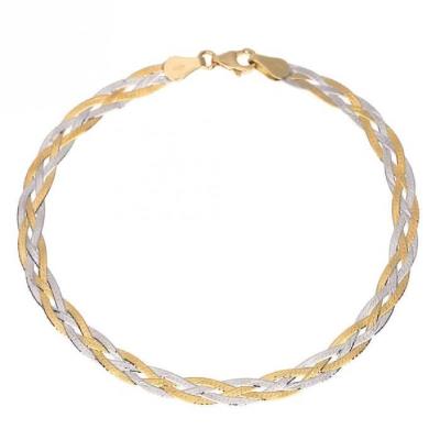 Les bijoux demma bracelet or bicolore 375 femme pour 116