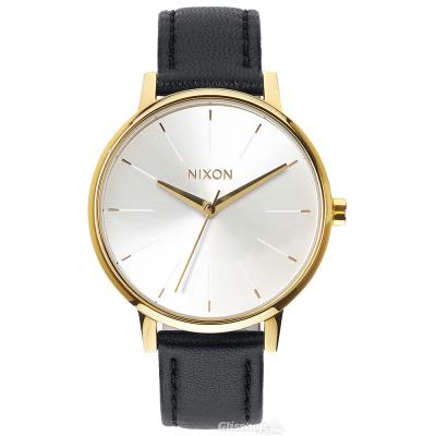 Montres Nixon Kensington Leather Gold/white Black pour 133