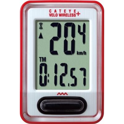 Cateye Velo Wireless+ Cc-vt Compteur Sans Fil Rouge 210 W pour 58